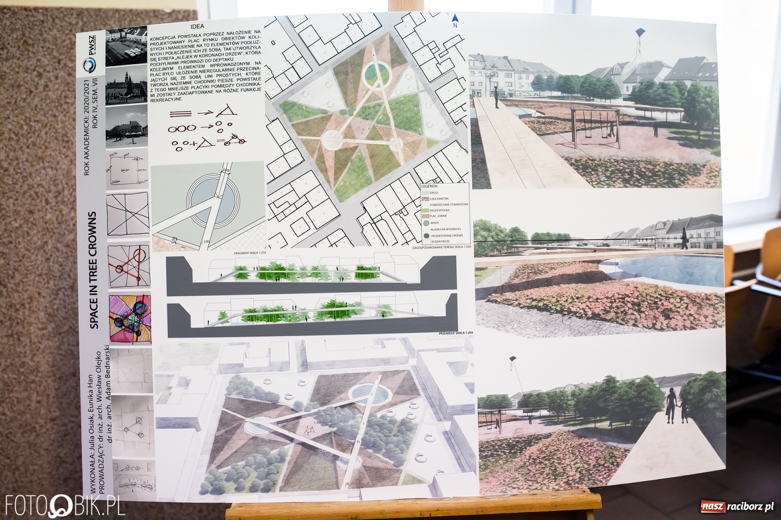 Zdjęcie w galerii na portalu naszraciborz.pl: Tak studenci raciborskiej PWSZ widzą w przyszłości wodzisławski rynek wiadomości z regionu