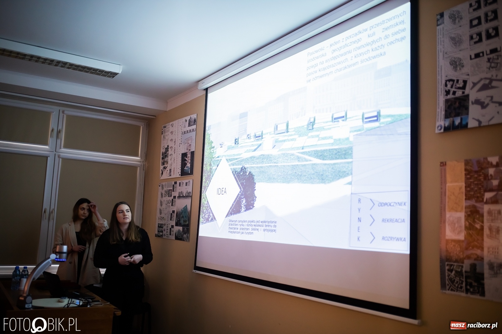 Zdjęcie w galerii na portalu naszraciborz.pl: Tak studenci raciborskiej PWSZ widzą w przyszłości wodzisławski rynek wiadomości z regionu