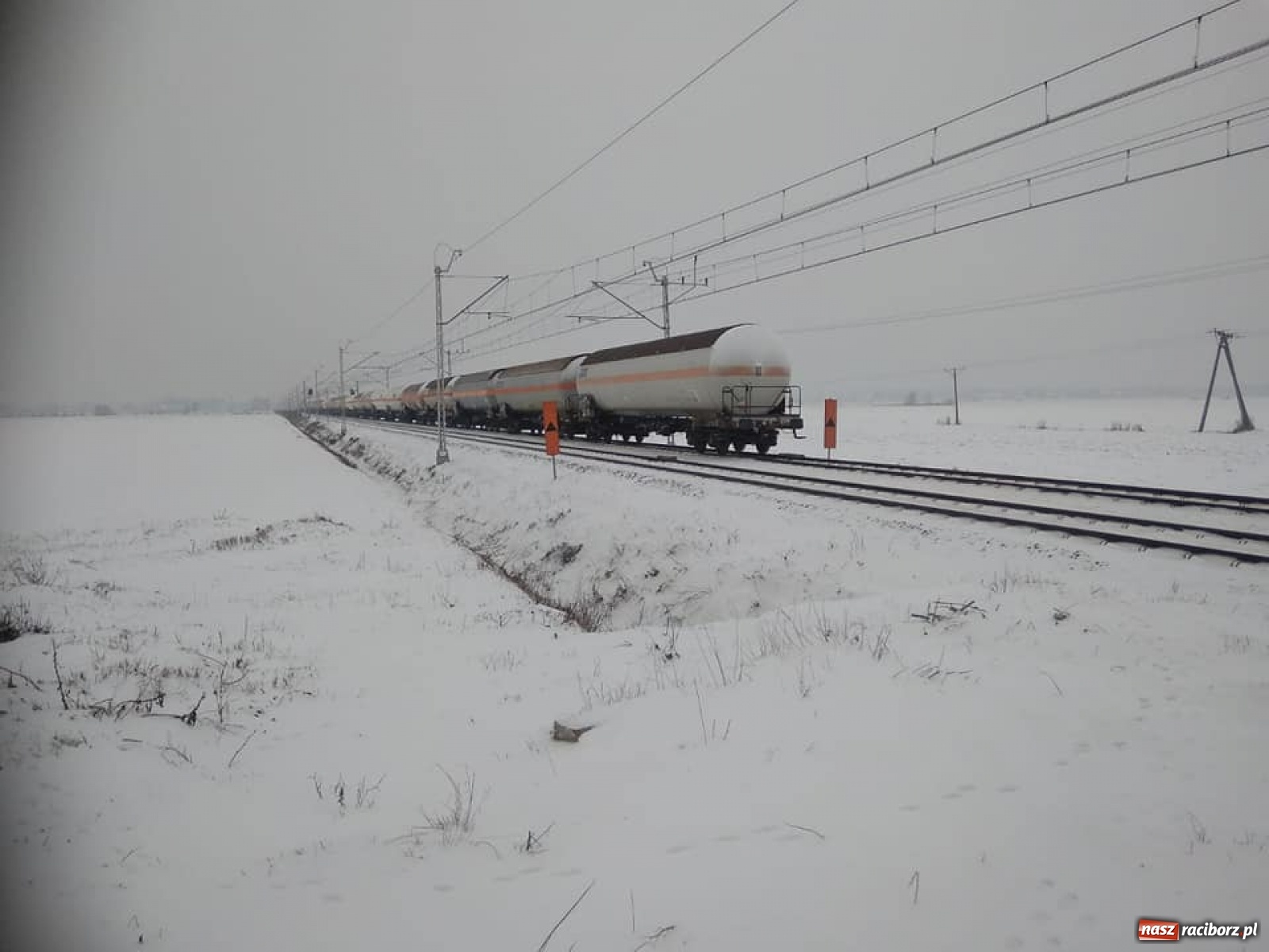 Zdjęcie w galerii na portalu naszraciborz.pl: Akcja na trasie kolejowej Chałupki-Racibórz. Maszynista wezwał strażaków wiadomości z regionu