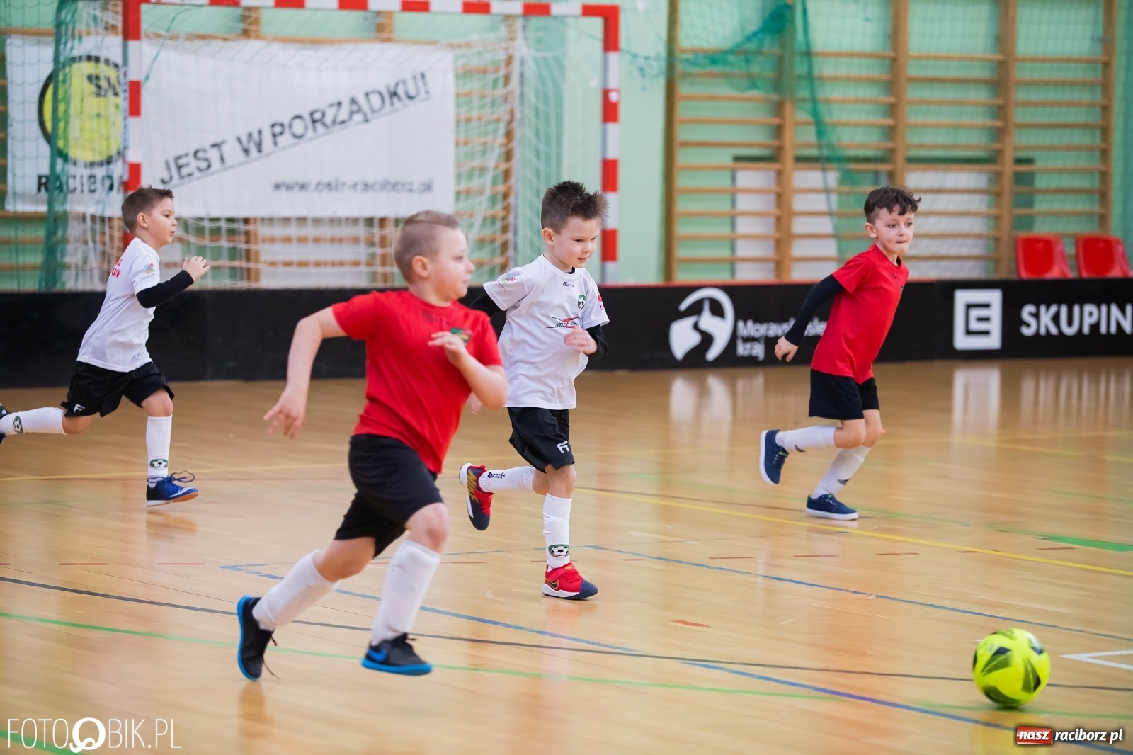 Zdjęcie w galerii na portalu naszraciborz.pl: Młodzi piłkarze walczą w Arenie Rafako [FOTO] wiadomości z regionu