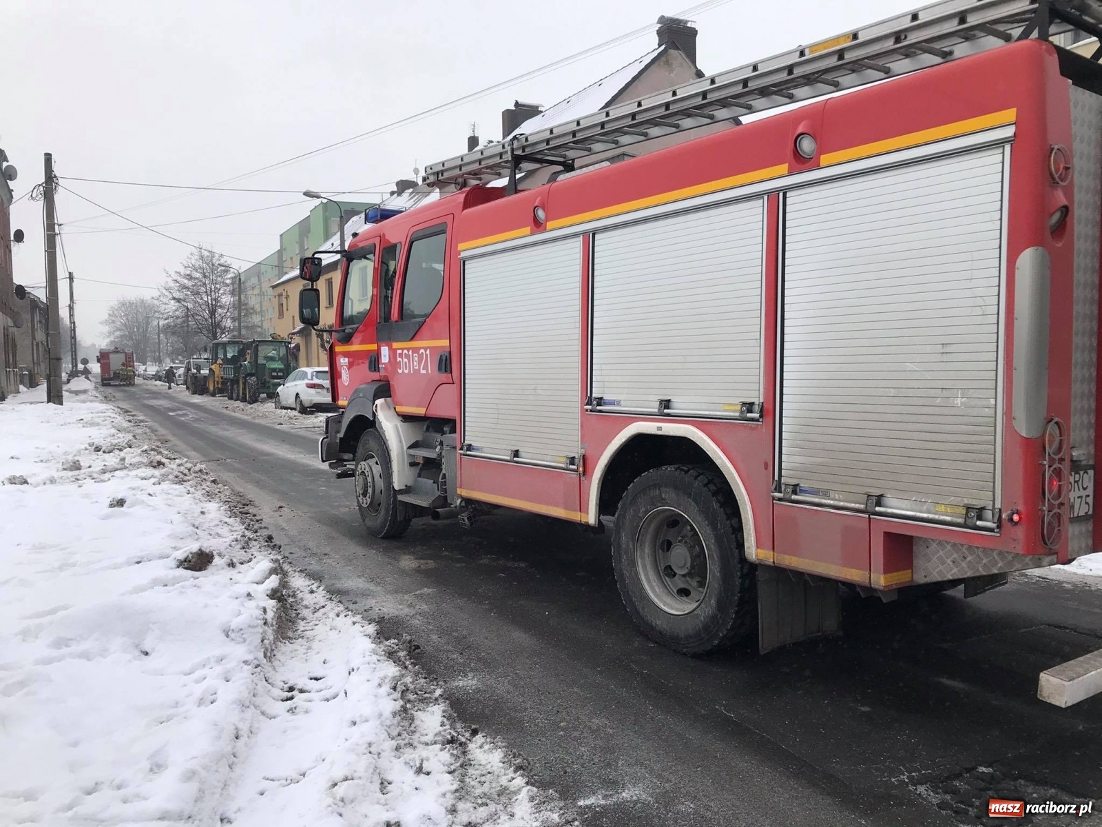 Zdjęcie w galerii na portalu naszraciborz.pl: Koparka uszkodziła gazociąg na Królewskiej [FOTO] wiadomości z regionu