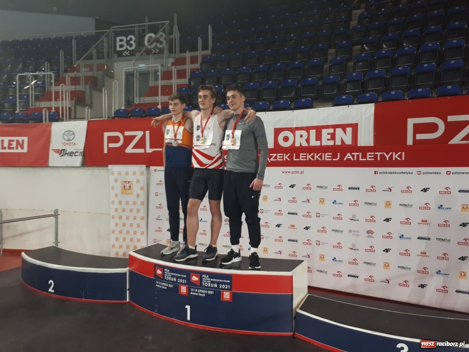 Zdjęcie w galerii na portalu naszraciborz.pl: Lekka atletyka. Hegemonia Grzegorzewicza. Podium Kuźmińskiej i Żyły wiadomości z regionu