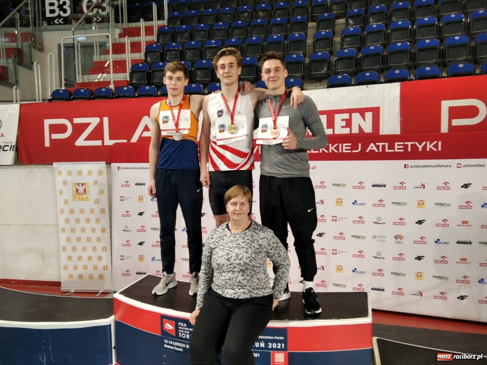 Zdjęcie w galerii na portalu naszraciborz.pl: Lekka atletyka. Hegemonia Grzegorzewicza. Podium Kuźmińskiej i Żyły wiadomości z regionu