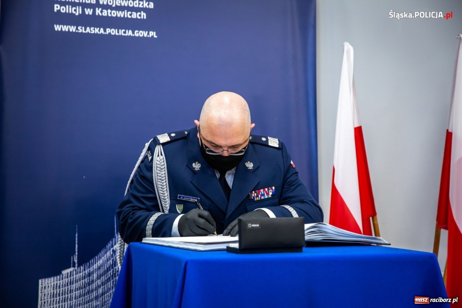 Zdjęcie w galerii na portalu naszraciborz.pl: Śląska policja ma od dziś nowego komendanta wiadomości z regionu