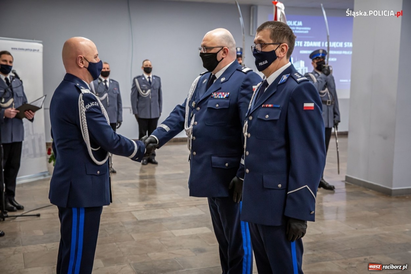 Zdjęcie w galerii na portalu naszraciborz.pl: Śląska policja ma od dziś nowego komendanta wiadomości z regionu