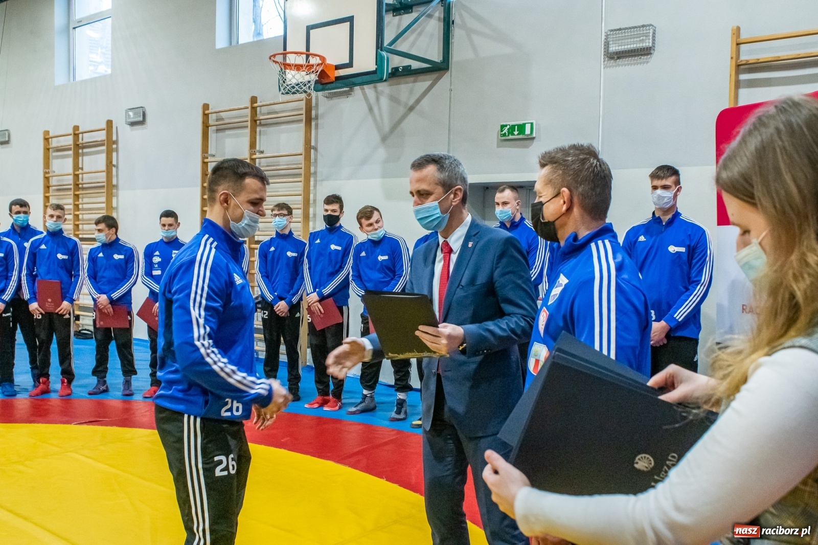 Zdjęcie w galerii na portalu naszraciborz.pl: Zapaśnicy i trenerzy Unii Racibórz nagrodzeni przez prezydenta [FOTO i WIDEO] wiadomości z regionu