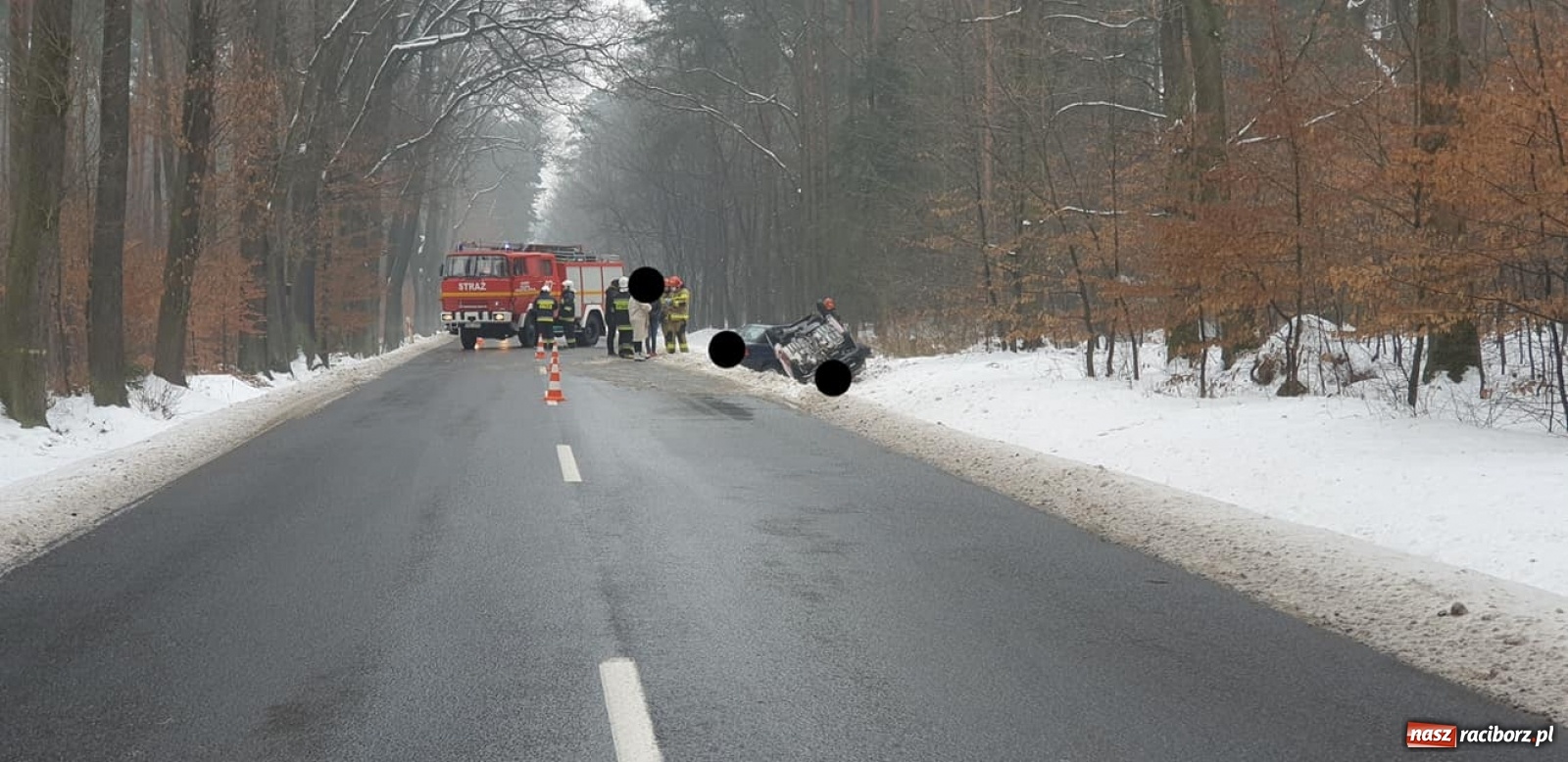 Zdjęcie w galerii na portalu naszraciborz.pl: Cztery samochody uszkodzone na trasie Kuźnia Raciborska-Rudy wiadomości z regionu