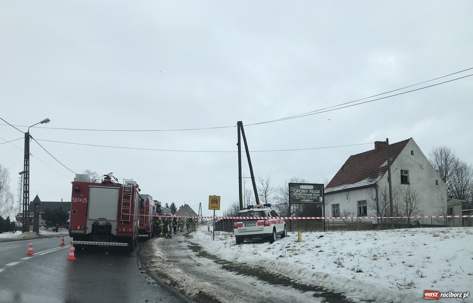 Zdjęcie w galerii na portalu naszraciborz.pl: Pożar budynku jednorodzinnego w Sudole [FOTO] wiadomości z regionu