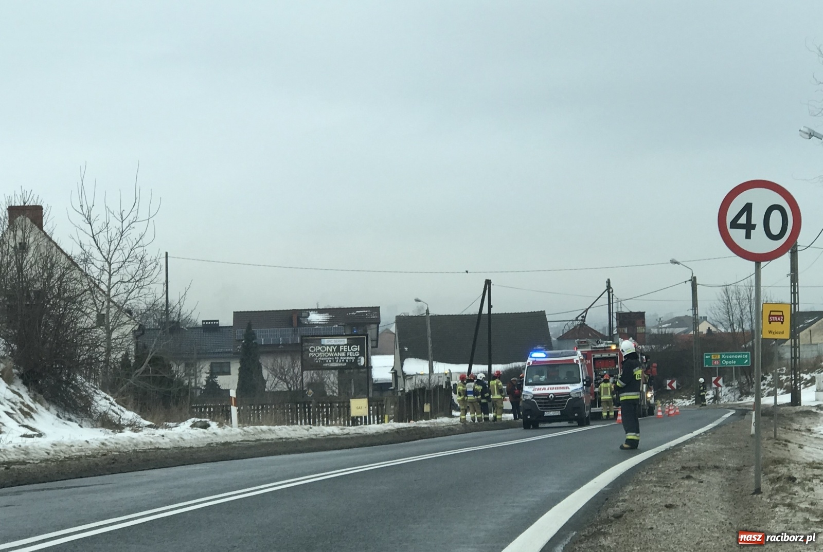 Zdjęcie w galerii na portalu naszraciborz.pl: Pożar budynku jednorodzinnego w Sudole [FOTO] wiadomości z regionu