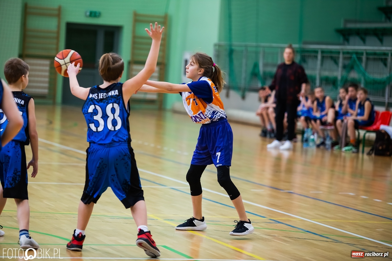 Zdjęcie w galerii na portalu naszraciborz.pl: Koszykarska sobota w Arenie Rafako [FOTO] wiadomości z regionu