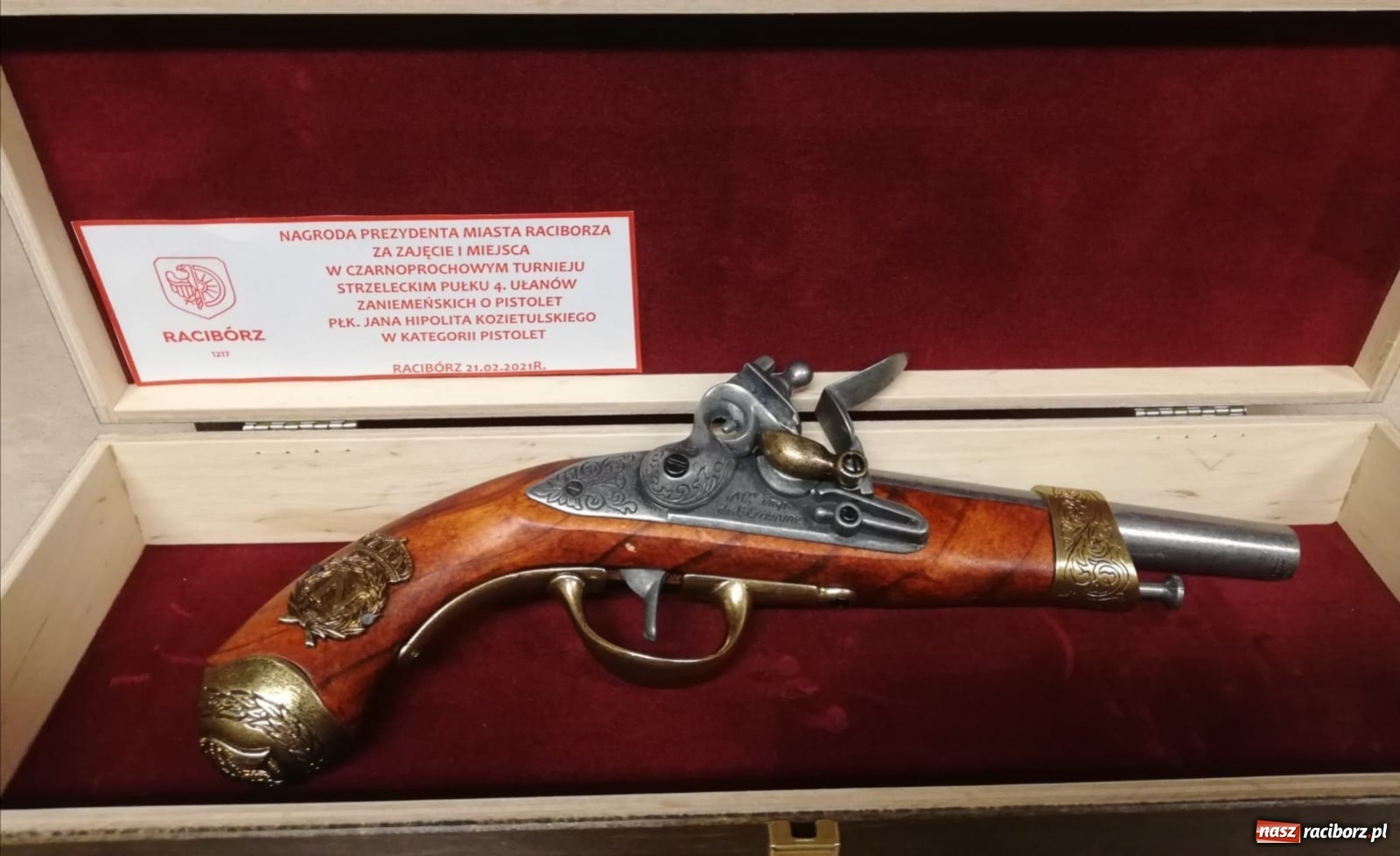 Zdjęcie w galerii na portalu naszraciborz.pl: Raciborski Turniej Strzelecki o Pistolet Pułkownika Kozietulskiego wiadomości z regionu