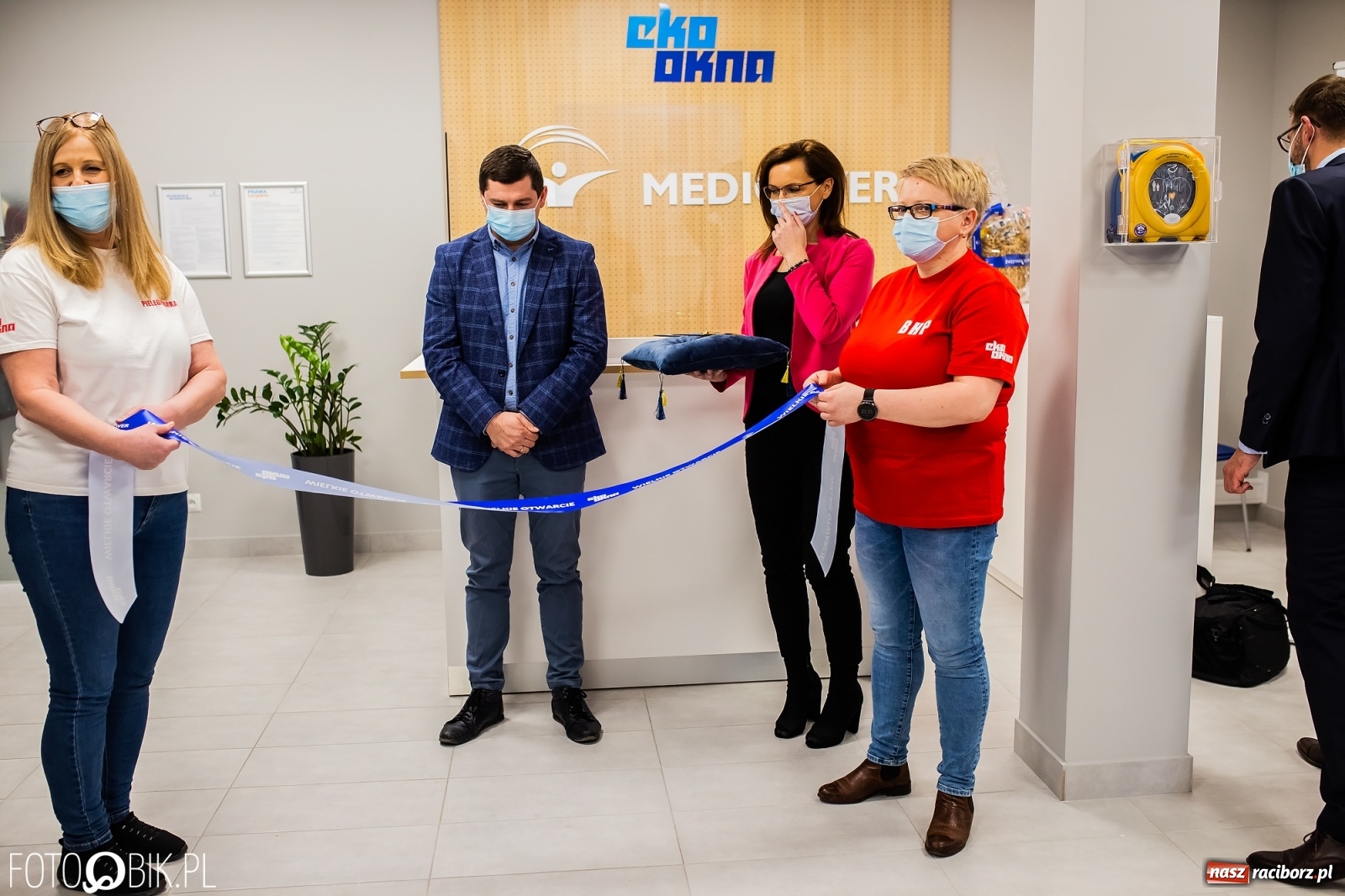 Zdjęcie w galerii na portalu naszraciborz.pl: Eko-Okna mają swoją przychodnię zakładową wiadomości z regionu