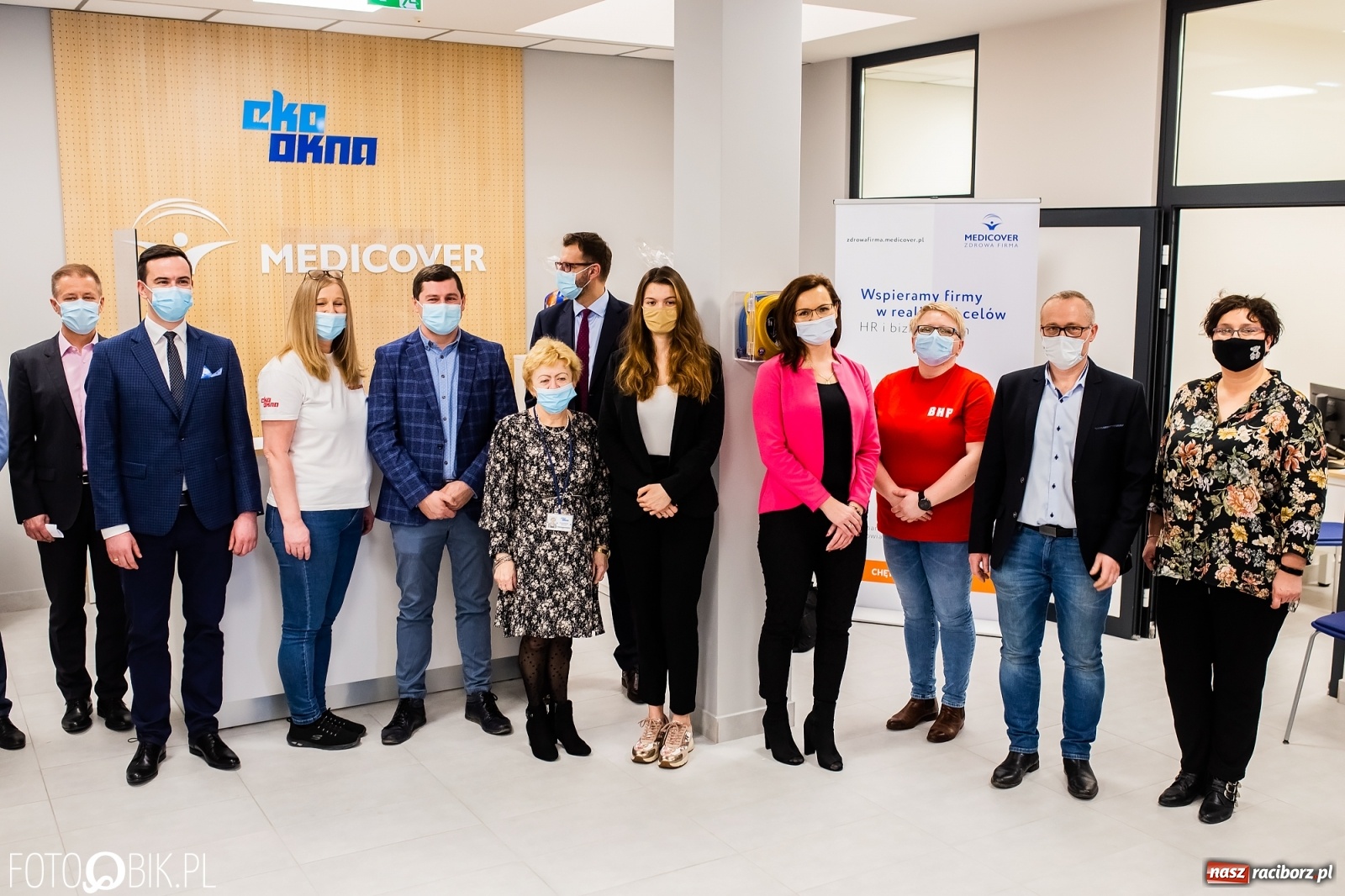 Zdjęcie w galerii na portalu naszraciborz.pl: Eko-Okna mają swoją przychodnię zakładową wiadomości z regionu