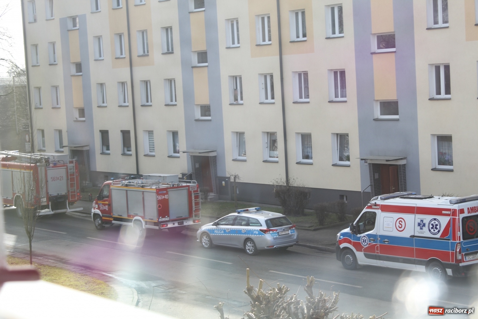 Zdjęcie w galerii na portalu naszraciborz.pl: Raport 998. Wołanie o pomoc z mieszkania przy Głowackiego wiadomości z regionu