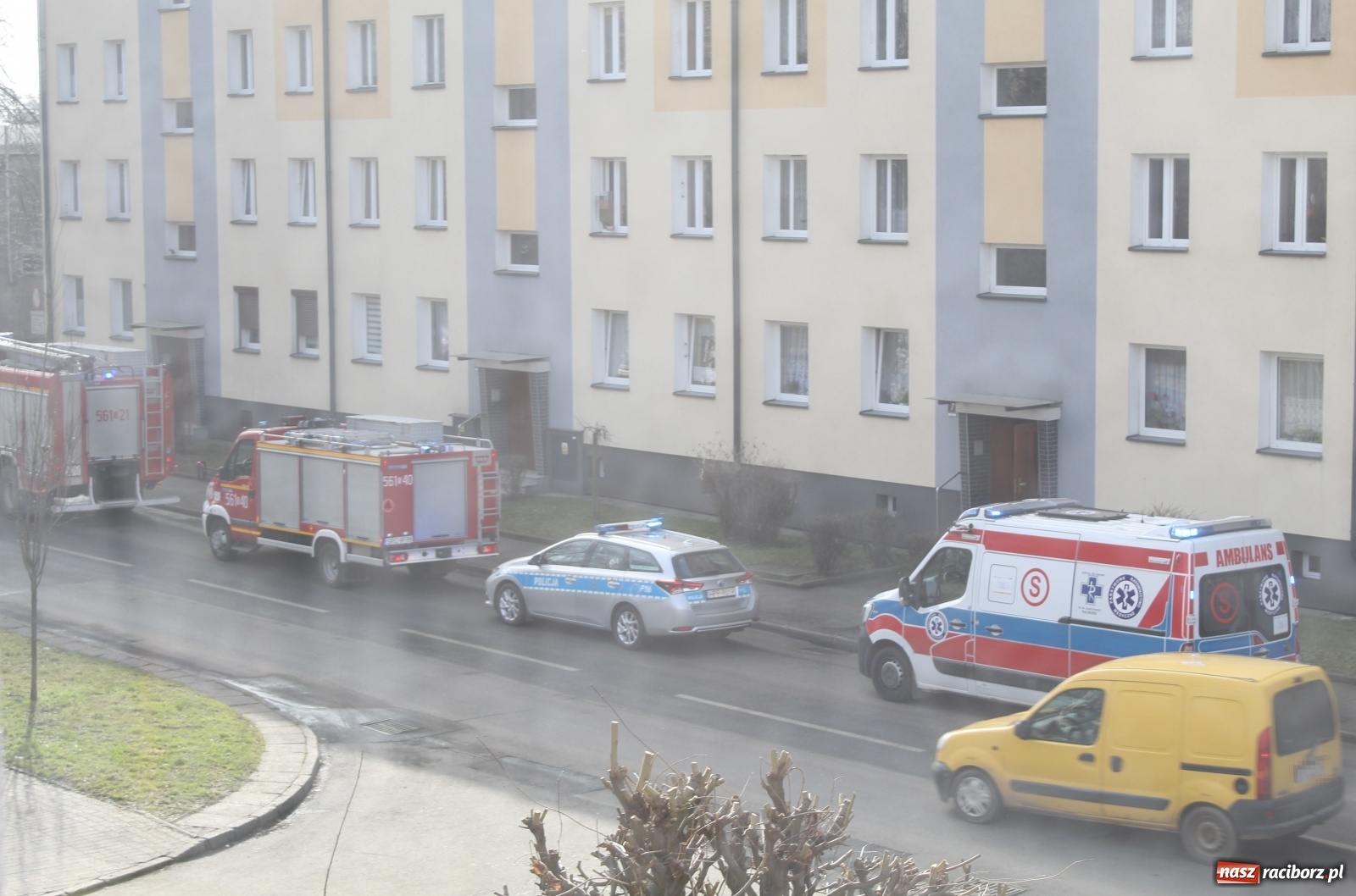 Zdjęcie w galerii na portalu naszraciborz.pl: Raport 998. Wołanie o pomoc z mieszkania przy Głowackiego wiadomości z regionu