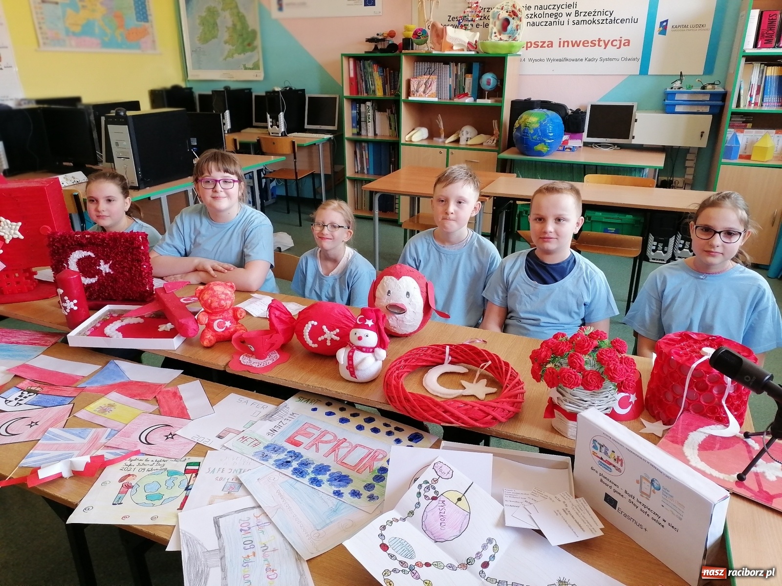 Zdjęcie w galerii na portalu naszraciborz.pl: Dzień DBI w brzeźnickiej szkole w ramach projektu Erasmus+ wiadomości z regionu