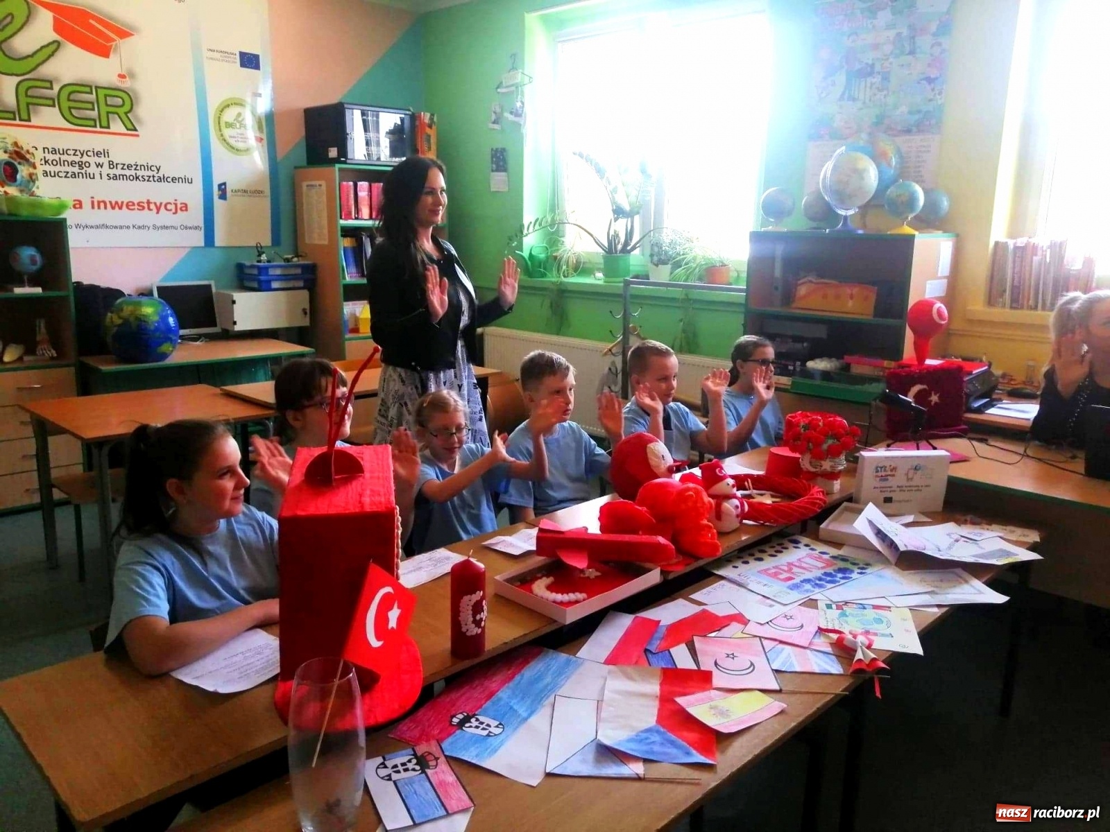 Zdjęcie w galerii na portalu naszraciborz.pl: Dzień DBI w brzeźnickiej szkole w ramach projektu Erasmus+ wiadomości z regionu