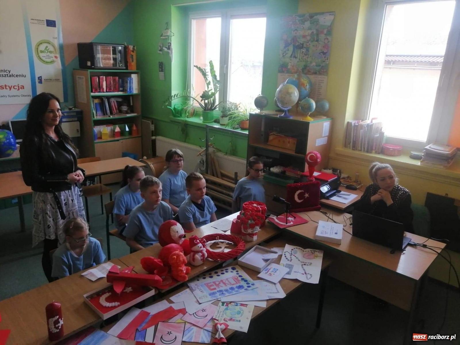 Zdjęcie w galerii na portalu naszraciborz.pl: Dzień DBI w brzeźnickiej szkole w ramach projektu Erasmus+ wiadomości z regionu