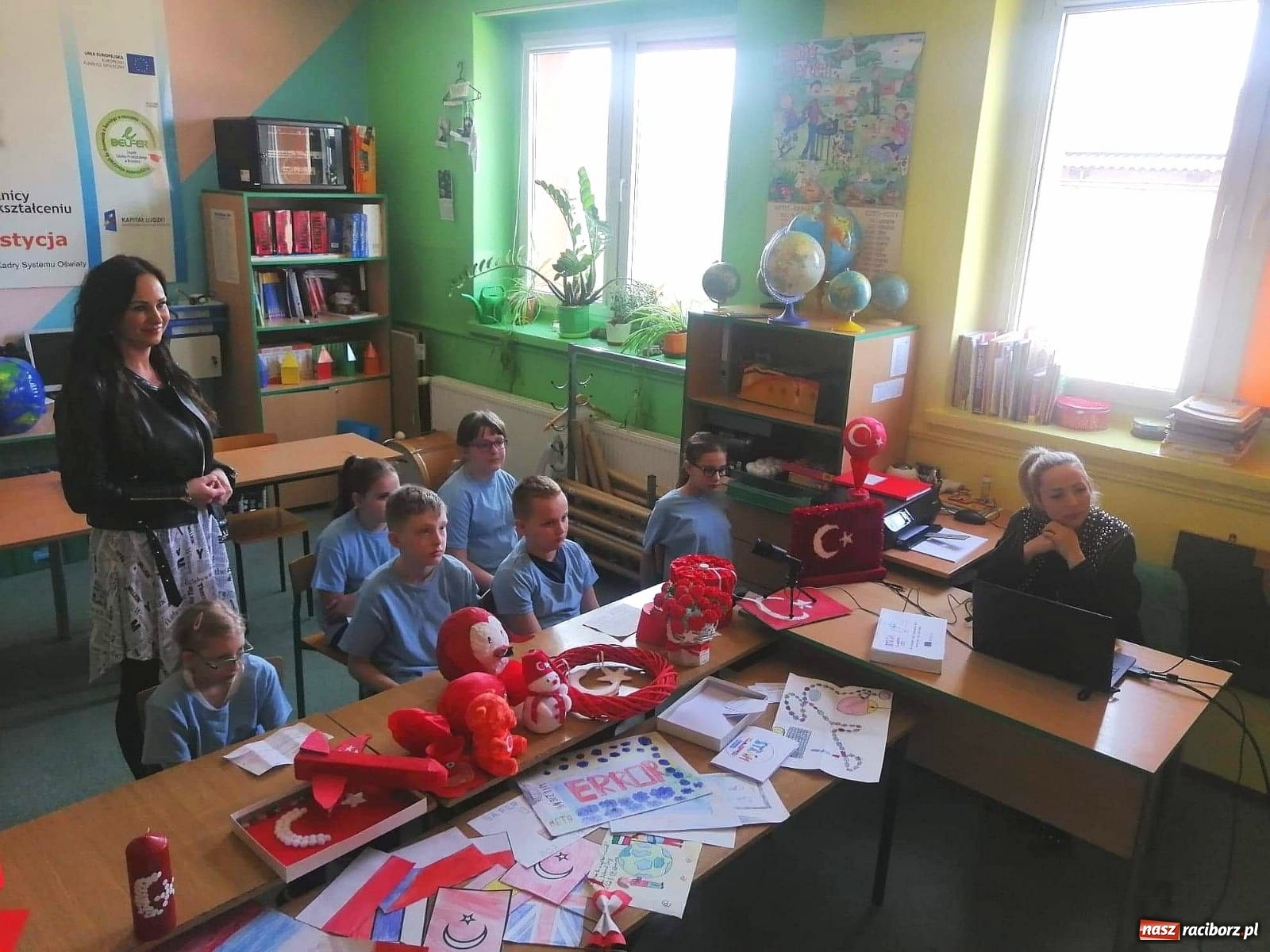 Zdjęcie w galerii na portalu naszraciborz.pl: Dzień DBI w brzeźnickiej szkole w ramach projektu Erasmus+ wiadomości z regionu