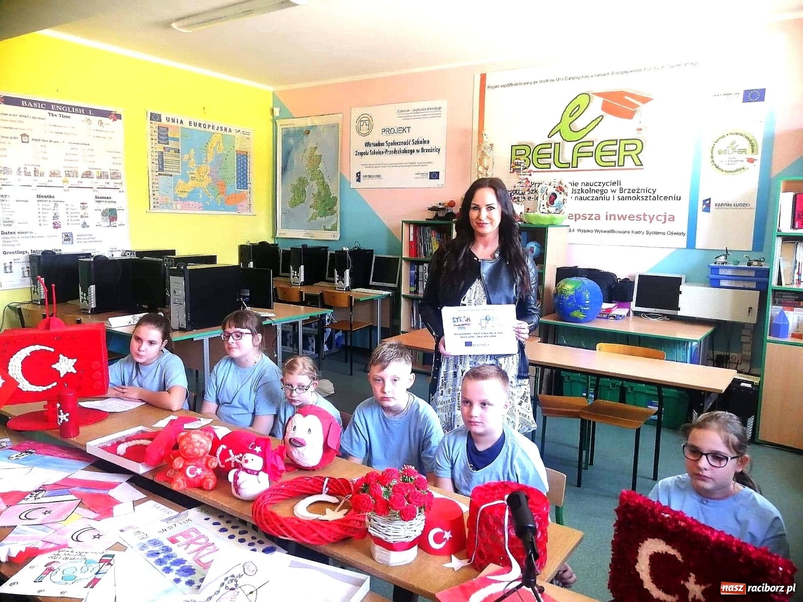 Zdjęcie w galerii na portalu naszraciborz.pl: Dzień DBI w brzeźnickiej szkole w ramach projektu Erasmus+ wiadomości z regionu