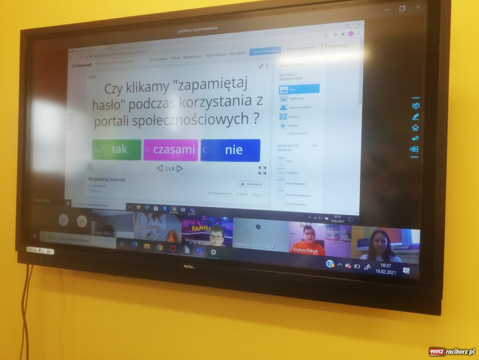 Zdjęcie w galerii na portalu naszraciborz.pl: Dzień DBI w brzeźnickiej szkole w ramach projektu Erasmus+ wiadomości z regionu