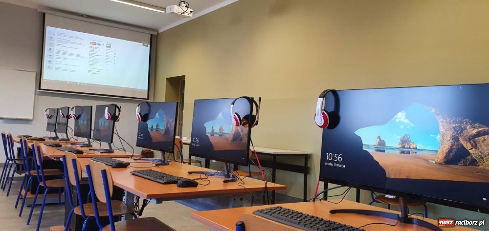 Zdjęcie w galerii na portalu naszraciborz.pl: CKZiU nr 1 ma kolejne nowoczesne pracownie wiadomości z regionu