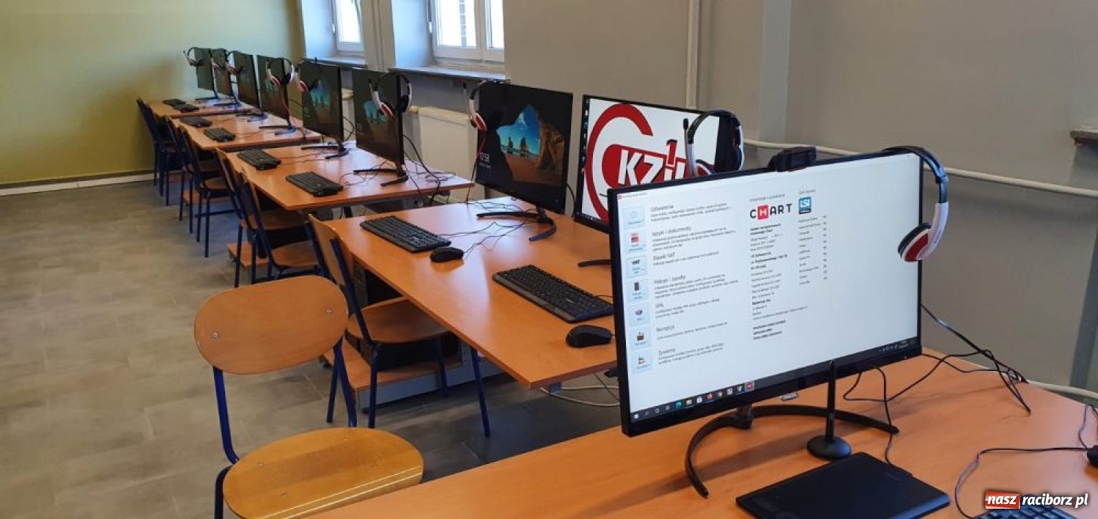 Zdjęcie w galerii na portalu naszraciborz.pl: CKZiU nr 1 ma kolejne nowoczesne pracownie wiadomości z regionu