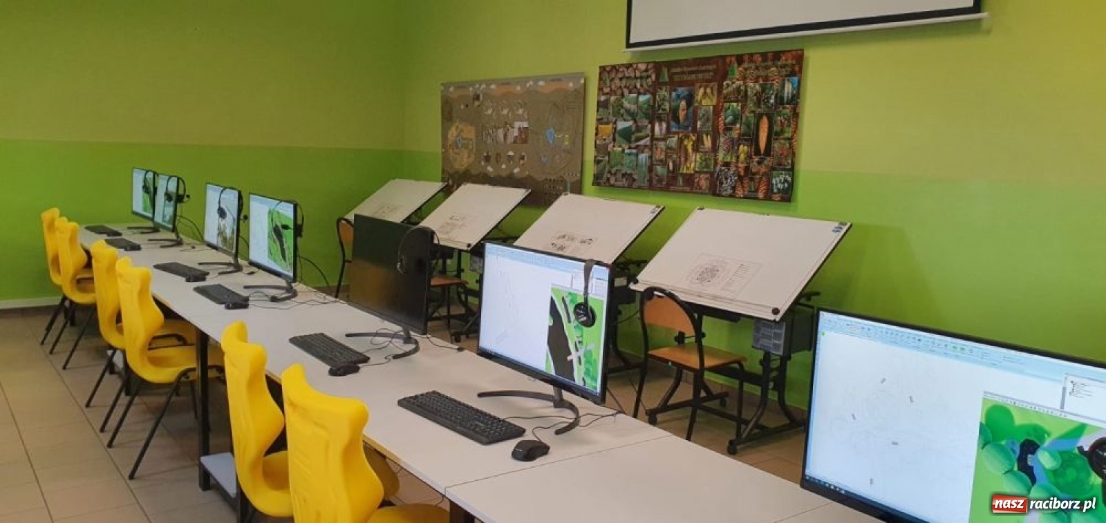 Zdjęcie w galerii na portalu naszraciborz.pl: CKZiU nr 1 ma kolejne nowoczesne pracownie wiadomości z regionu