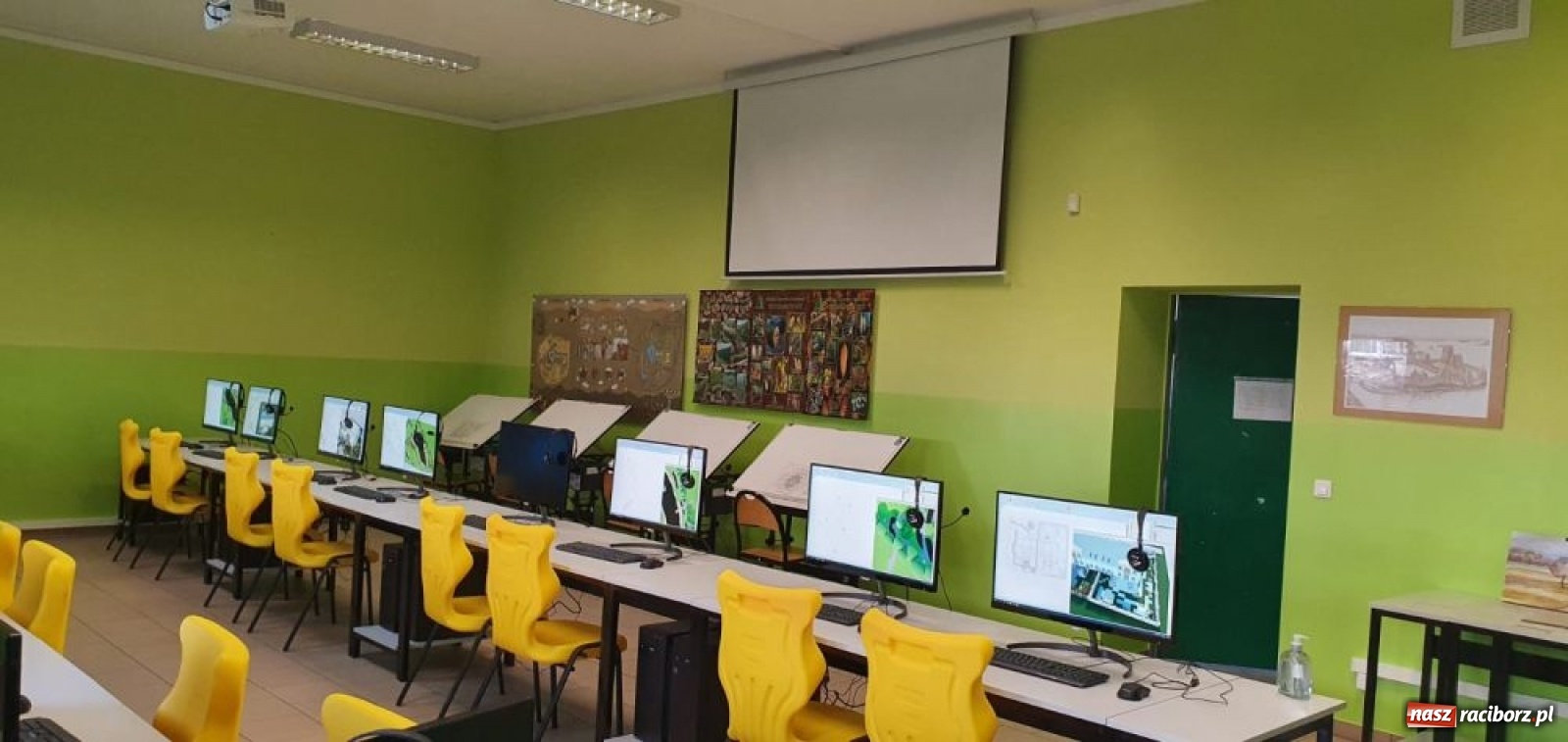 Zdjęcie w galerii na portalu naszraciborz.pl: CKZiU nr 1 ma kolejne nowoczesne pracownie wiadomości z regionu