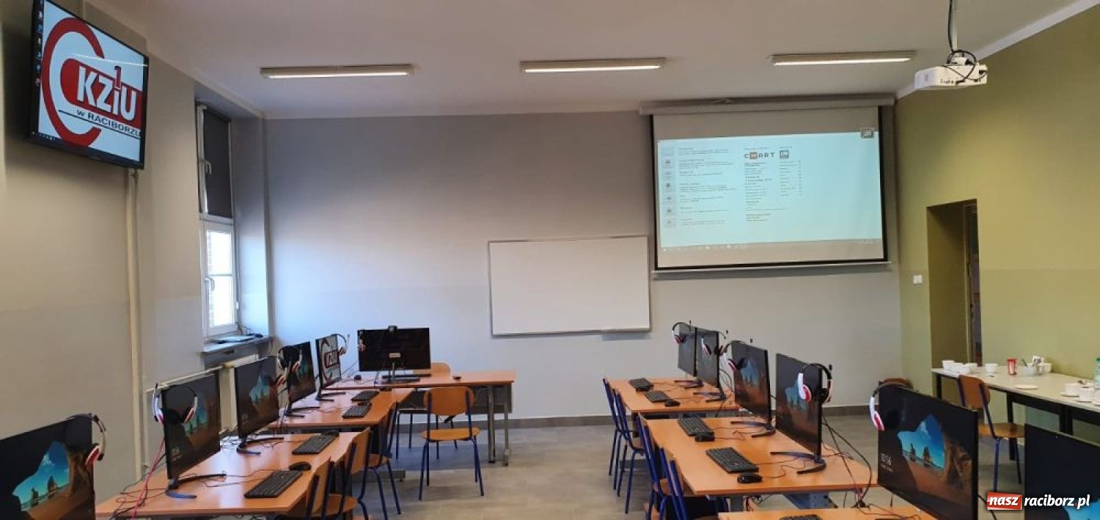Zdjęcie w galerii na portalu naszraciborz.pl: CKZiU nr 1 ma kolejne nowoczesne pracownie wiadomości z regionu