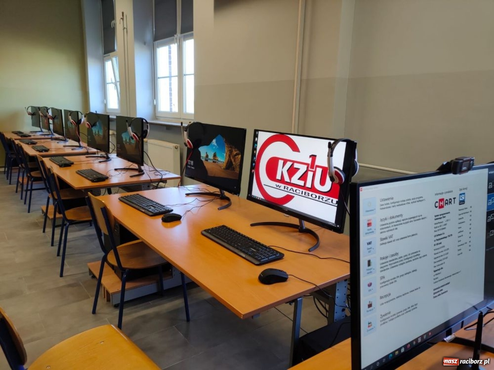 Zdjęcie w galerii na portalu naszraciborz.pl: CKZiU nr 1 ma kolejne nowoczesne pracownie wiadomości z regionu