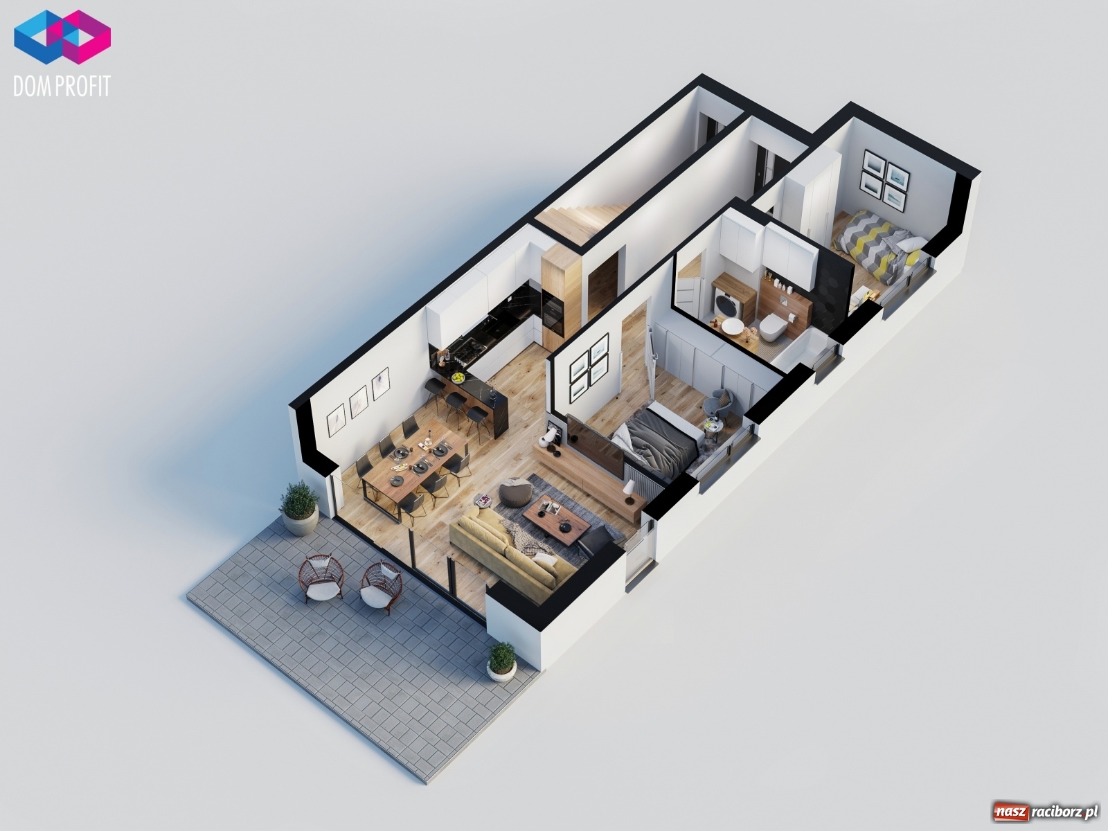 Zdjęcie w galerii na portalu naszraciborz.pl: Mieszkania z ogrodem - w kameralnym miejscu. Tego jeszcze nie było w Raciborzu! wiadomości z regionu