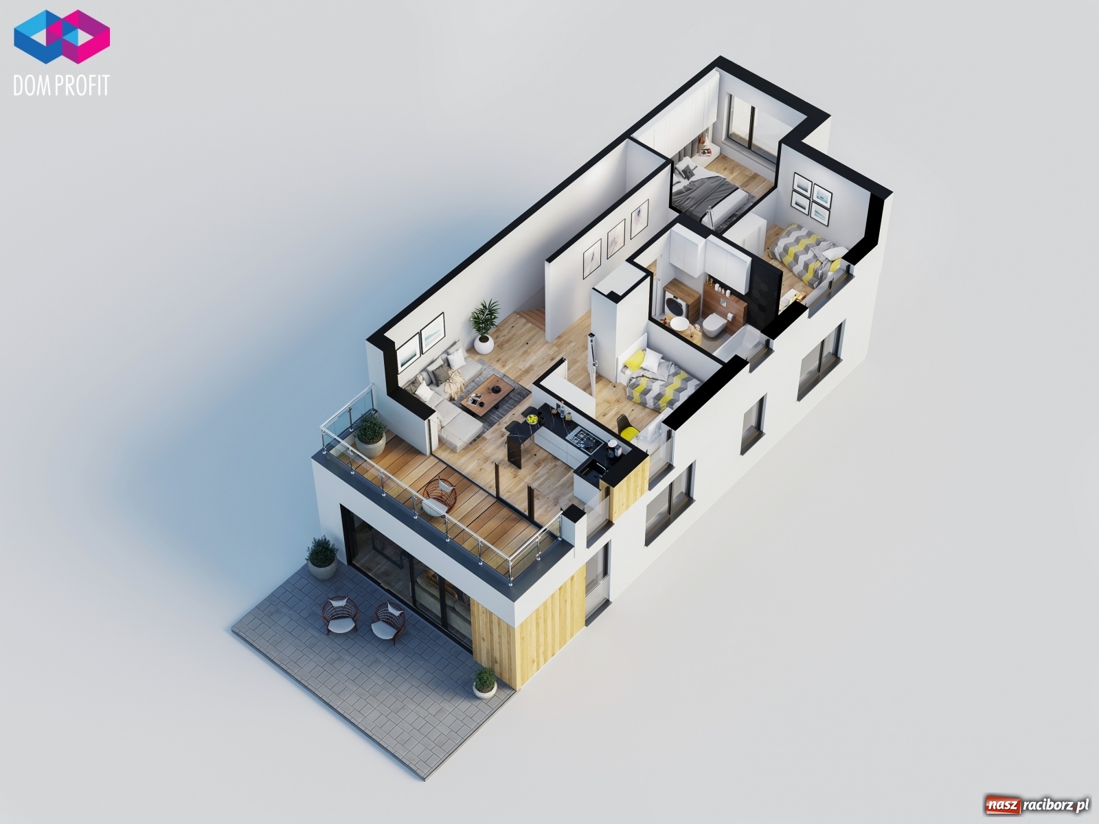 Zdjęcie w galerii na portalu naszraciborz.pl: Mieszkania z ogrodem - w kameralnym miejscu. Tego jeszcze nie było w Raciborzu! wiadomości z regionu