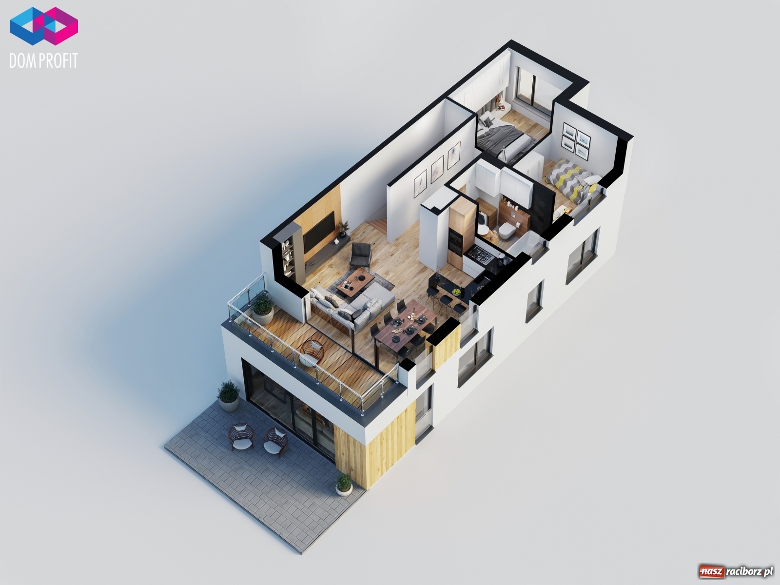 Zdjęcie w galerii na portalu naszraciborz.pl: Mieszkania z ogrodem - w kameralnym miejscu. Tego jeszcze nie było w Raciborzu! wiadomości z regionu