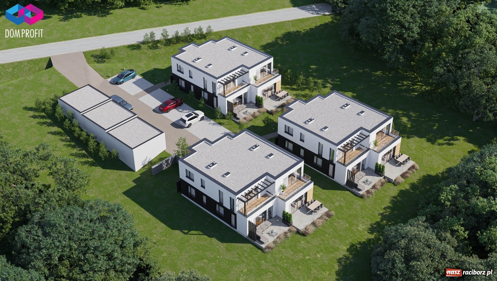 Zdjęcie w galerii na portalu naszraciborz.pl: Mieszkania z ogrodem - w kameralnym miejscu. Tego jeszcze nie było w Raciborzu! wiadomości z regionu