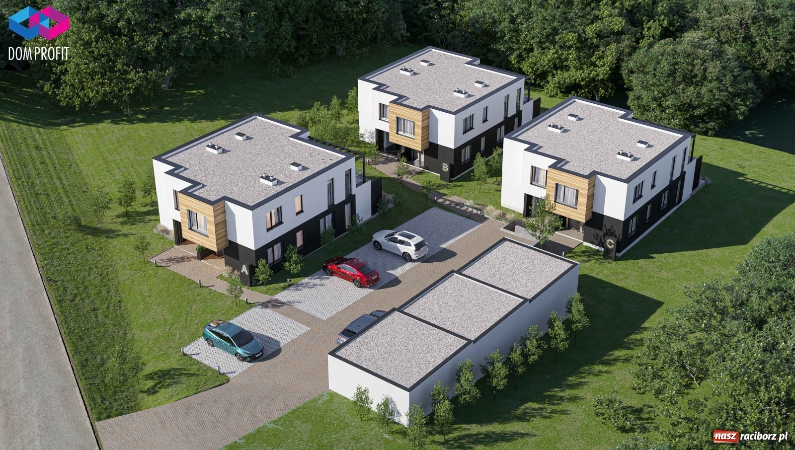 Zdjęcie w galerii na portalu naszraciborz.pl: Mieszkania z ogrodem - w kameralnym miejscu. Tego jeszcze nie było w Raciborzu! wiadomości z regionu