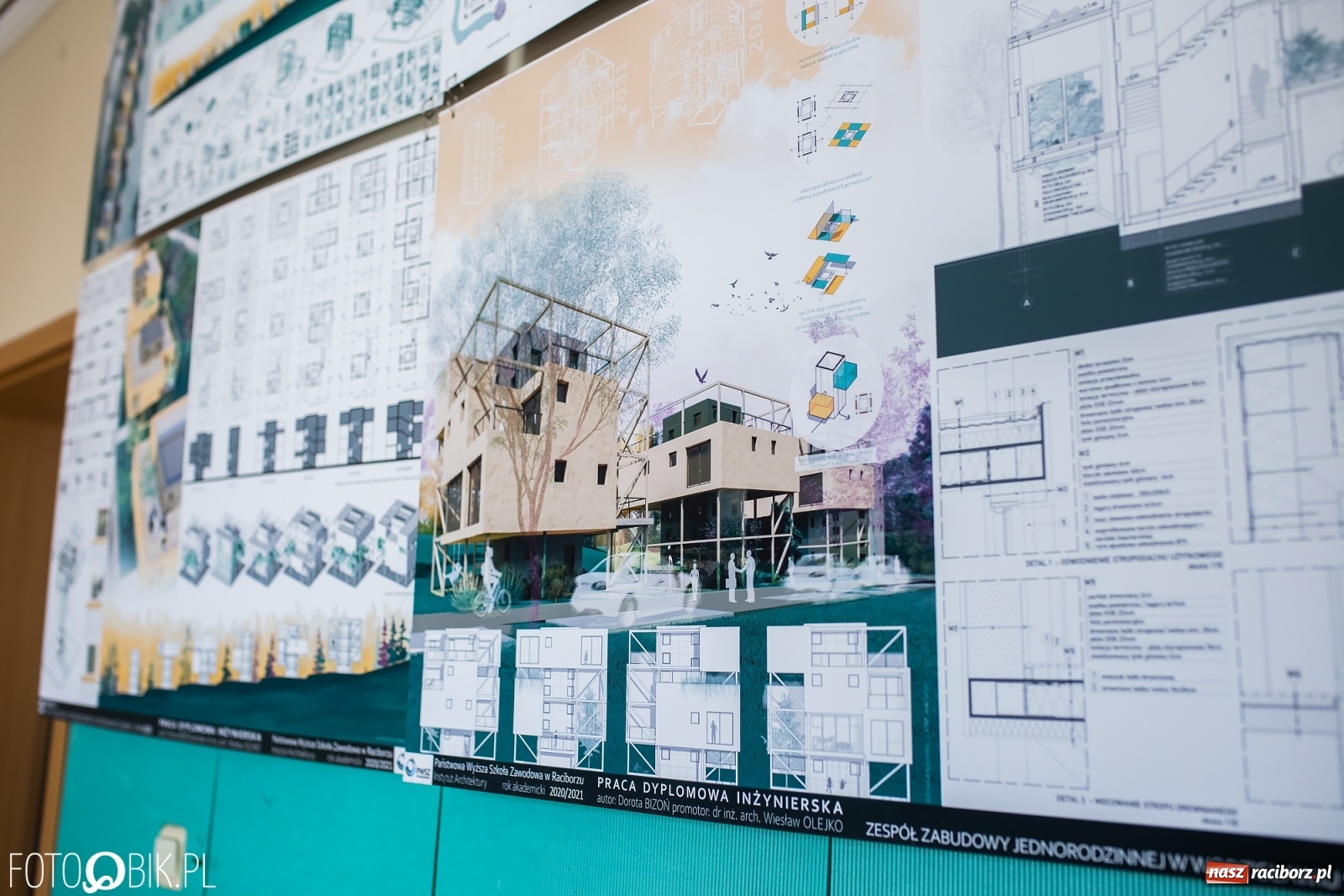 Zdjęcie w galerii na portalu naszraciborz.pl: Prezentacja projektów inżynierskich w Instytucie Architektury PWSZ wiadomości z regionu