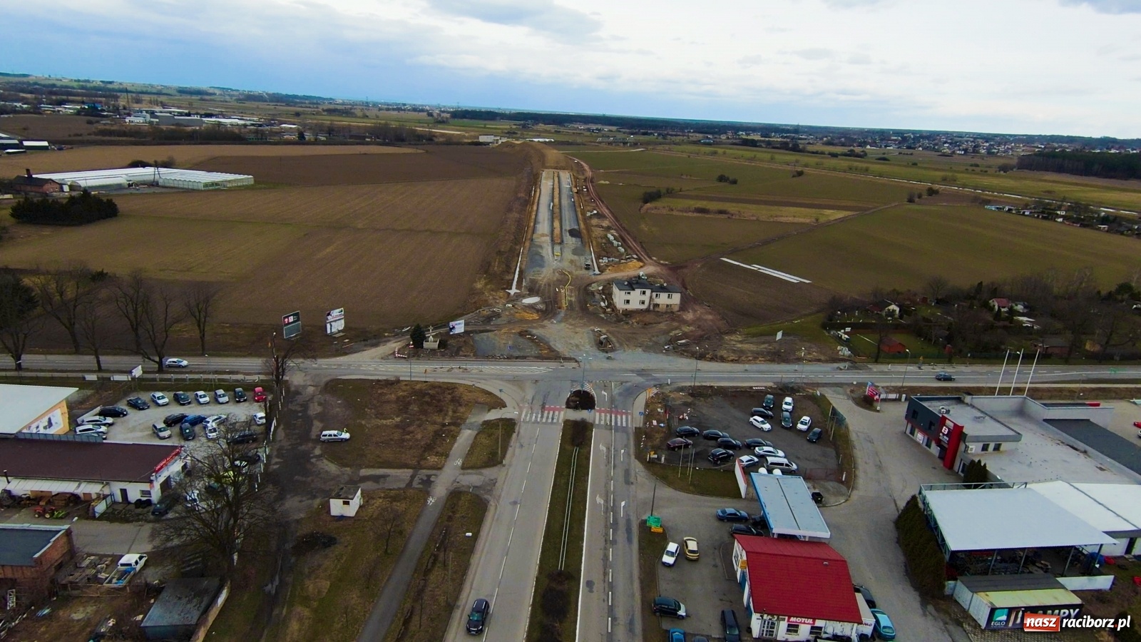 Zdjęcie w galerii na portalu naszraciborz.pl: Raport z budowy wschodniej obwodnicy [FOTO, WIDEO] wiadomości z regionu