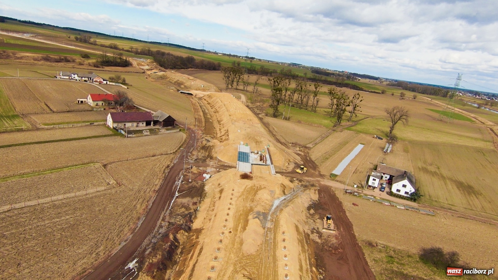 Zdjęcie w galerii na portalu naszraciborz.pl: Raport z budowy wschodniej obwodnicy [FOTO, WIDEO] wiadomości z regionu