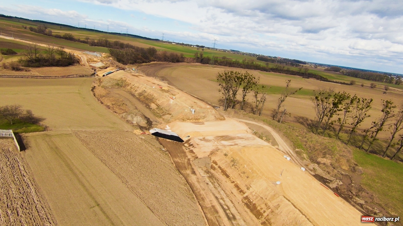 Zdjęcie w galerii na portalu naszraciborz.pl: Raport z budowy wschodniej obwodnicy [FOTO, WIDEO] wiadomości z regionu
