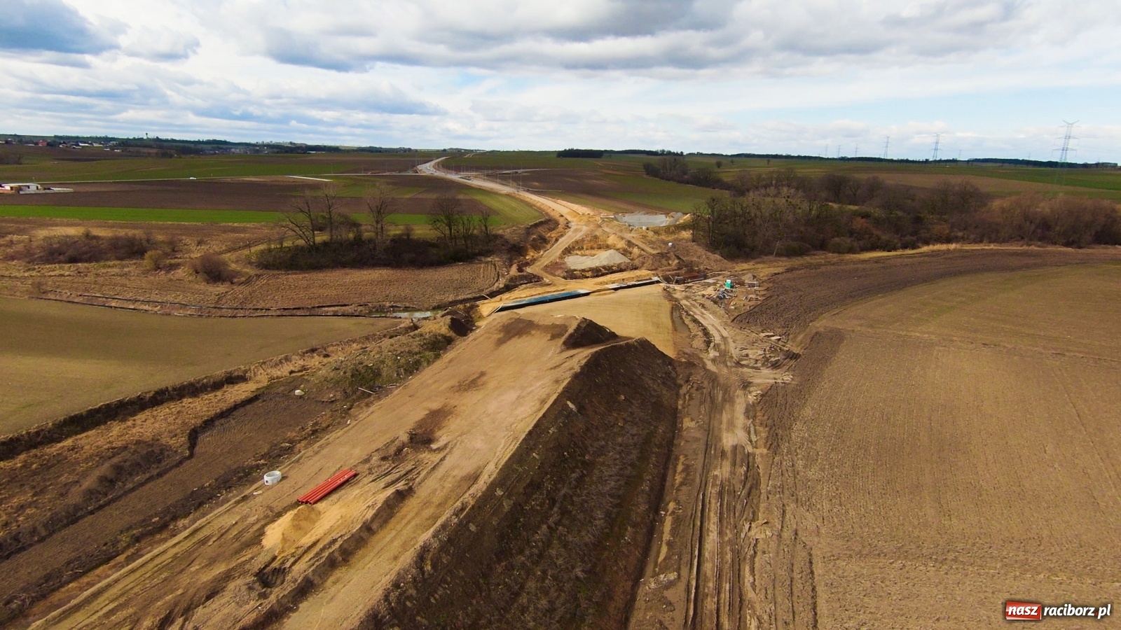 Zdjęcie w galerii na portalu naszraciborz.pl: Raport z budowy wschodniej obwodnicy [FOTO, WIDEO] wiadomości z regionu