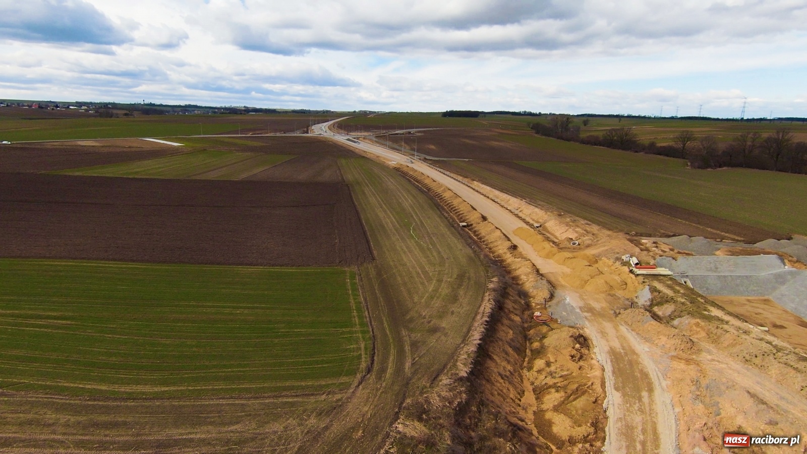 Zdjęcie w galerii na portalu naszraciborz.pl: Raport z budowy wschodniej obwodnicy [FOTO, WIDEO] wiadomości z regionu
