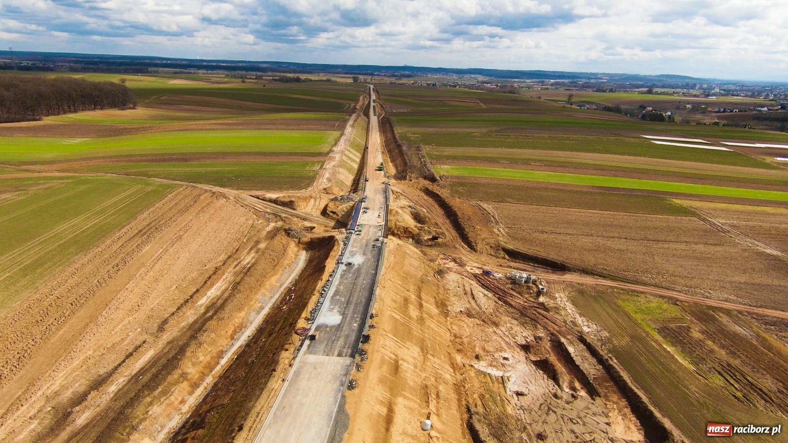 Zdjęcie w galerii na portalu naszraciborz.pl: Raport z budowy wschodniej obwodnicy [FOTO, WIDEO] wiadomości z regionu