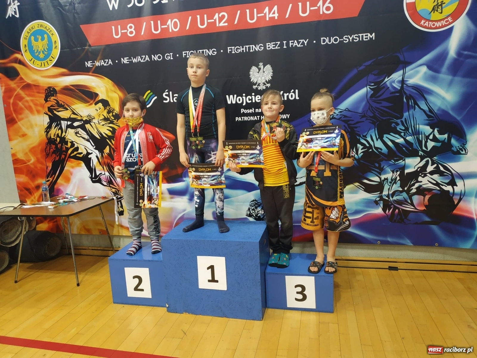 Zdjęcie w galerii na portalu naszraciborz.pl: Kuźniańscy Spartanie na lidze dzieci i młodzieży w Ju-jitsu wiadomości z regionu