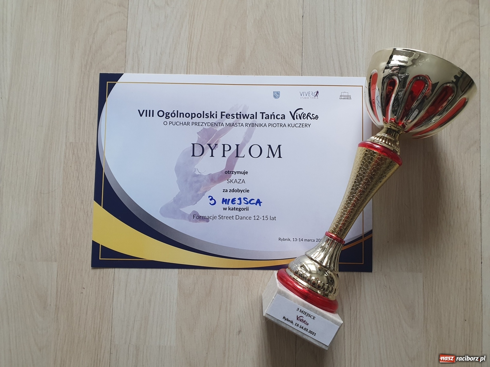 Zdjęcie w galerii na portalu naszraciborz.pl: SKAZA na podium festiwalu w Rybniku wiadomości z regionu