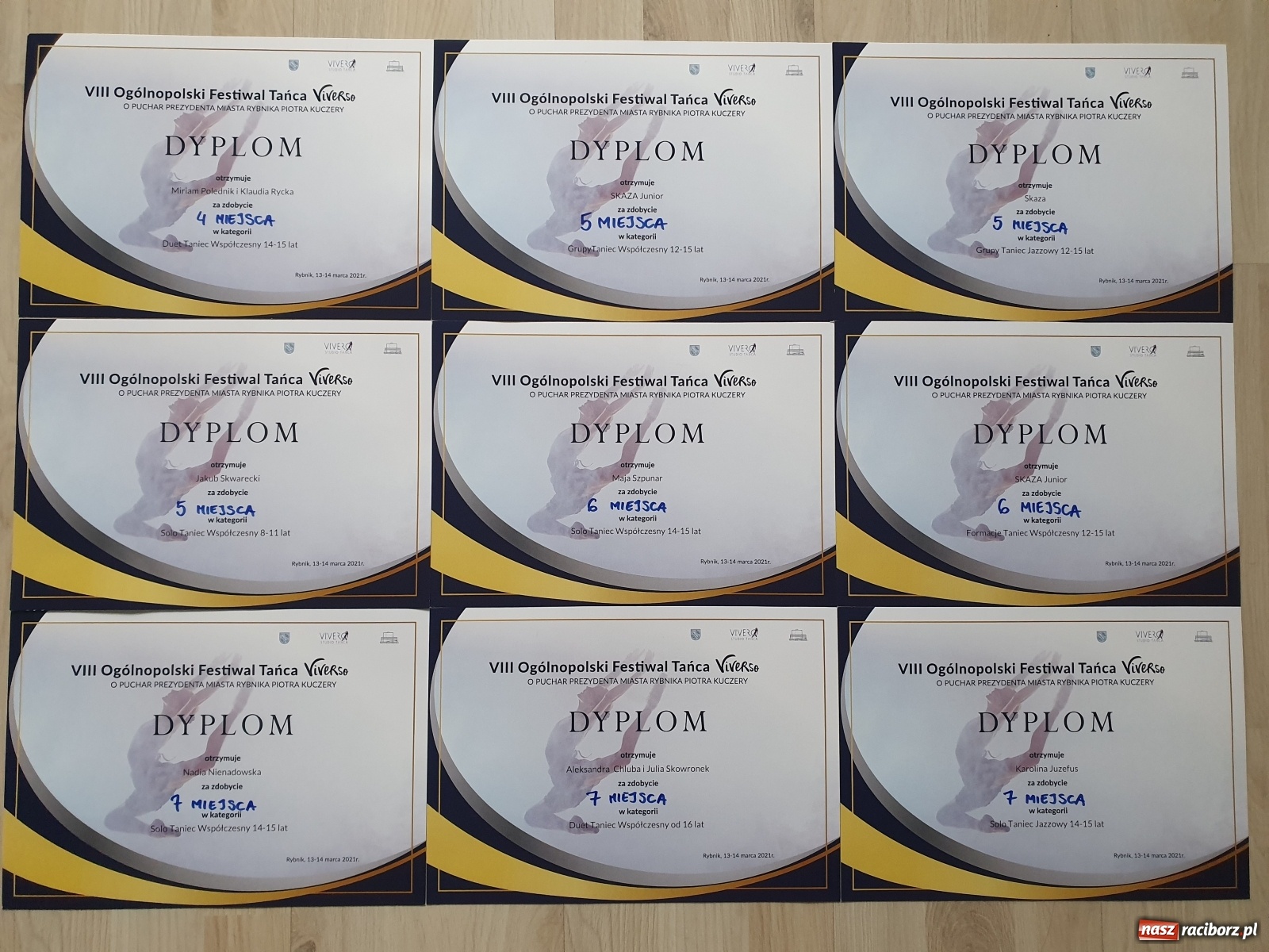 Zdjęcie w galerii na portalu naszraciborz.pl: SKAZA na podium festiwalu w Rybniku wiadomości z regionu