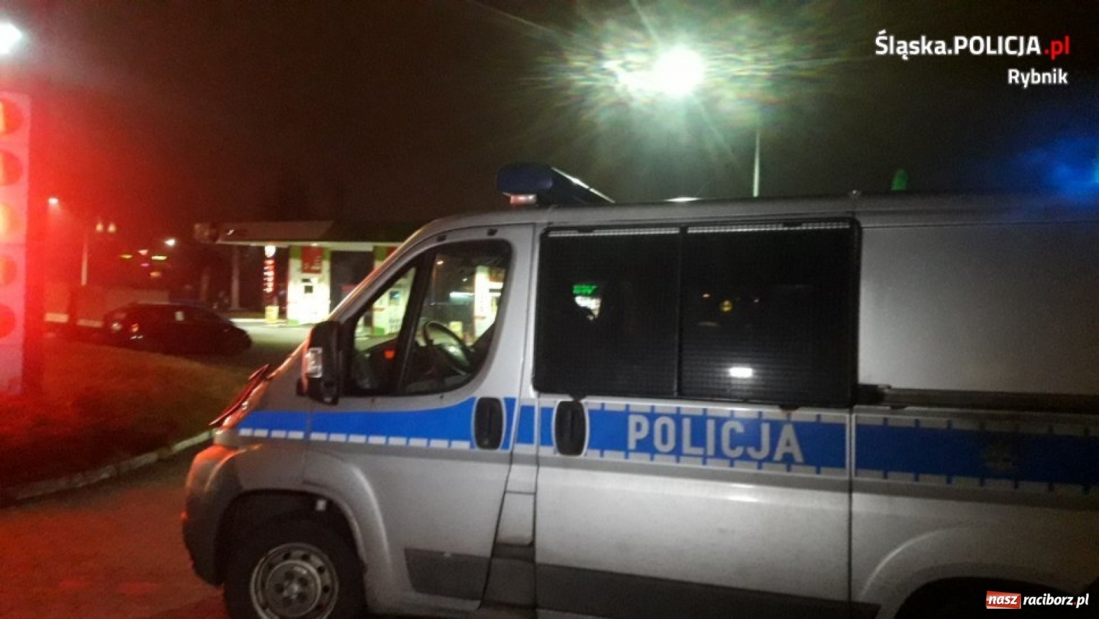 Zdjęcie w galerii na portalu naszraciborz.pl: Napad na stację paliw w Rybniku. Nożownik zatrzymany wiadomości z regionu