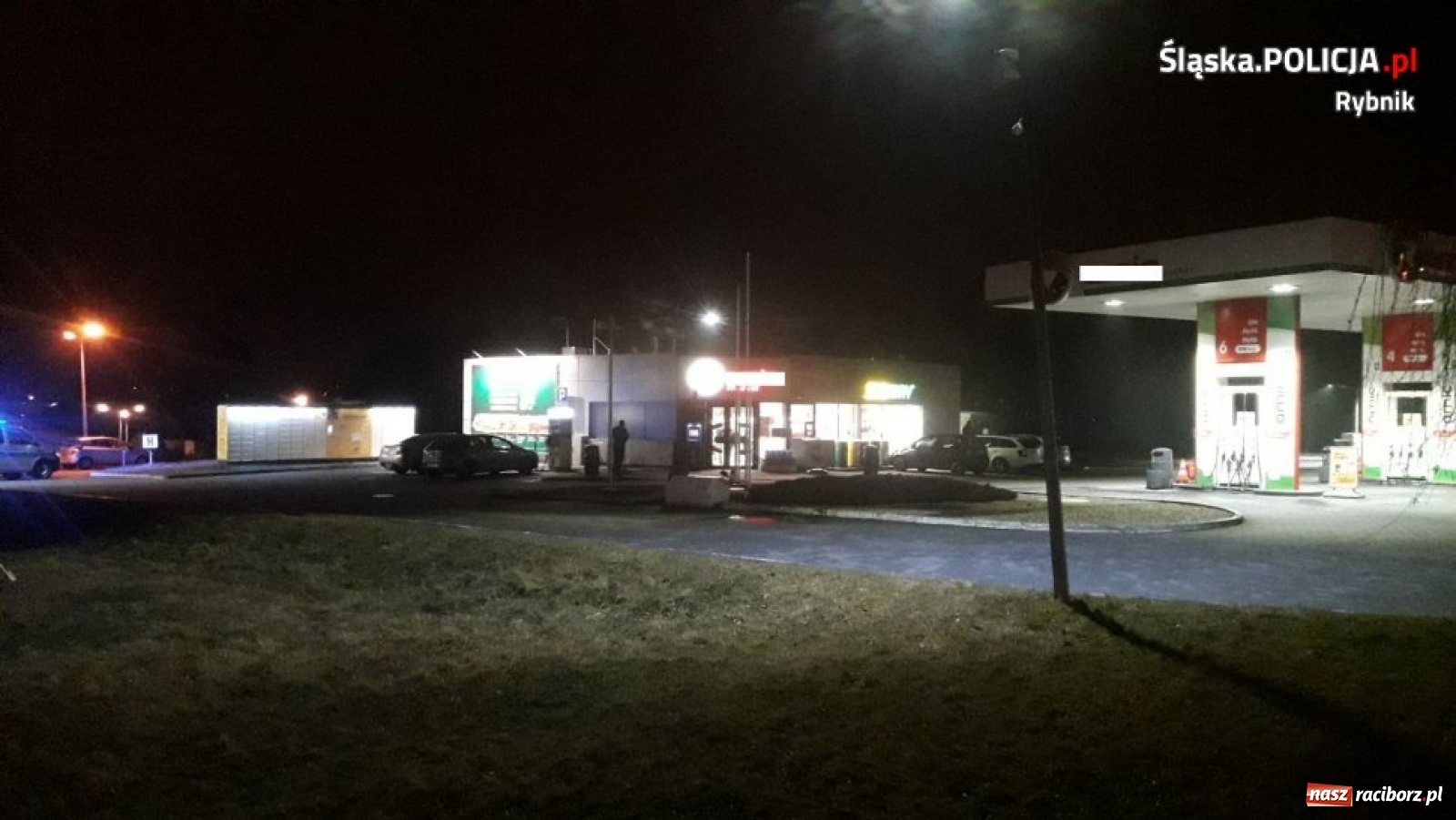 Zdjęcie w galerii na portalu naszraciborz.pl: Napad na stację paliw w Rybniku. Nożownik zatrzymany wiadomości z regionu