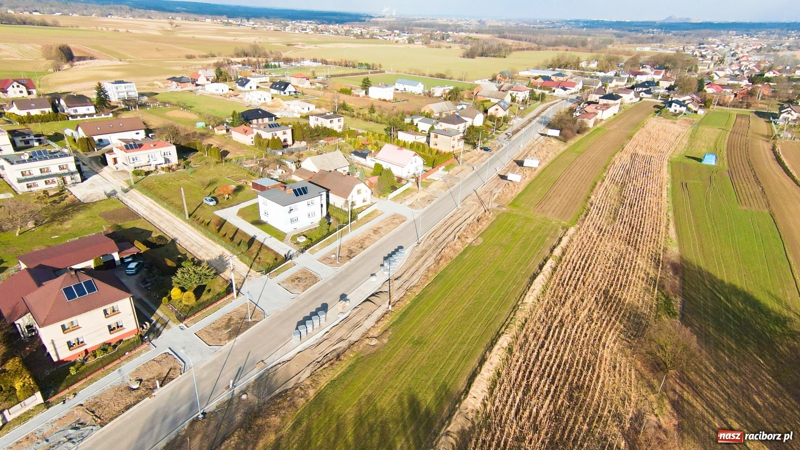 Zdjęcie w galerii na portalu naszraciborz.pl: Raport z przebudowy DW 935 Racibórz-Kornowac-Rzuchów [FOTO] wiadomości z regionu