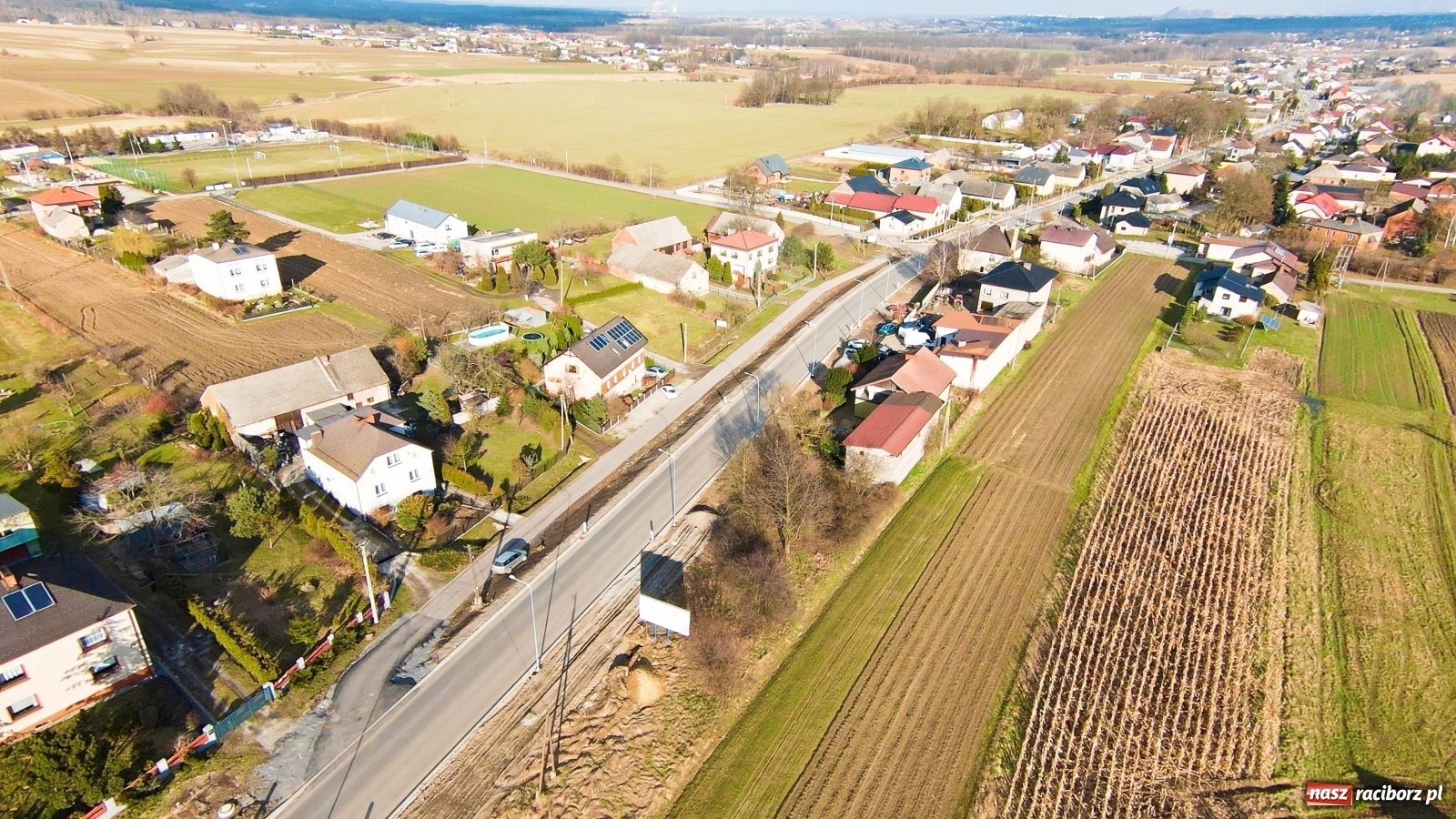 Zdjęcie w galerii na portalu naszraciborz.pl: Raport z przebudowy DW 935 Racibórz-Kornowac-Rzuchów [FOTO] wiadomości z regionu